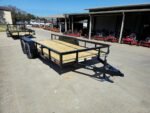 6’4″ x 16 Utility Trailer Double Axle Dovetail With Gate Powder Coated (2) 3500lb Axles - Image 6