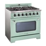 Classic Retro 36" 6-Burner 5.2 cu. ft. Freestanding Gas Range with Convection Oven UGP-36CR LG - Image 4