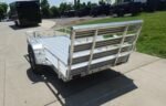 5′ x 10′ Aluminum Utility Trailer with Gate and Mag Wheels – 3500 lb Axle - Image 2