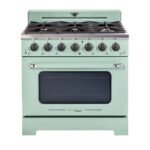 Classic Retro 36" 6-Burner 5.2 cu. ft. Freestanding Gas Range with Convection Oven UGP-36CR LG - Image 6