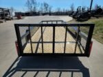6’4″ x 16 Utility Trailer Double Axle Dovetail With Gate Powder Coated (2) 3500lb Axles - Image 11