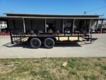 6’4″ x 16 Utility Trailer Double Axle Dovetail With Gate Powder Coated (2) 3500lb Axles - Image 13