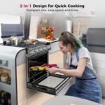 Camplux 21 Inches RV Stove Gas Range Oven 3 Burners Cooktop - Image 7