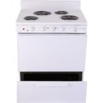 Premier 3.91 Cu. Ft. White Freestanding Electric Range - Image 4