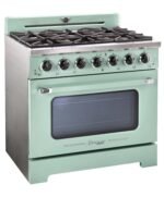 Classic Retro 36" 6-Burner 5.2 cu. ft. Freestanding Gas Range with Convection Oven UGP-36CR LG