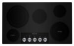 KitchenAid ADA 36" Stainless Steel Electric Cooktop With 5 Elements And Knob Controls - KCES556HSS