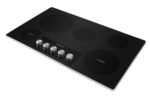 KitchenAid ADA 36" Stainless Steel Electric Cooktop With 5 Elements And Knob Controls - KCES556HSS - Image 4