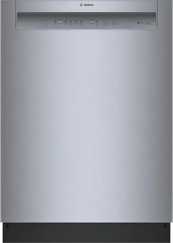imgi_26_6542987_sd.png Bosch – 100 Series 24″ Front Control Smart Built-In Hybrid Tub Dishwasher with PureDry, 50 dBA – Stainless Steel - Image 1
