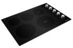 KitchenAid ADA 30" Black Electric Cooktop With 5 Elements And Knob Controls - KCES550HBL - Image 2