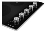 KitchenAid ADA 30" Black Electric Cooktop With 5 Elements And Knob Controls - KCES550HBL - Image 4