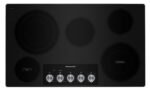 KitchenAid ADA 30" Black Electric Cooktop With 5 Elements And Knob Controls - KCES550HBL - Image 5