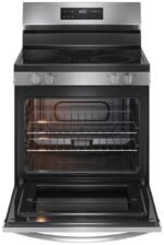 Frigidaire 30 In. Electric Range with the EvenTemp Cooktop Element in Stainless Steel - FCRE3062AS - Image 3