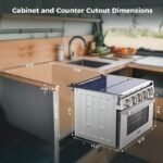 Camplux 17″ RV Oven with 3 Burners Cooktop - Image 3