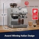 De’Longhi La Specialista Arte Evo Espresso Machine – Compact Cold Brew Coffee Maker with Grinder, Milk Steam Wand/Frother & Tamping Tools – Home Barista Kit for Lattes, Cappuccinos, Iced Coffee - Image 6