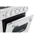 Classic Retro 24" 4 burner 2.9 cu. ft. Freestanding Gas Range with Convection Oven UGP-24CR W - Image 7