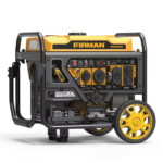 Firman - W03663OF Electric & Remote Start 120V RV Ready 4500-Watt Gasoline Open Frame Inverter Portable Generator with CO Alert - Gold, Black